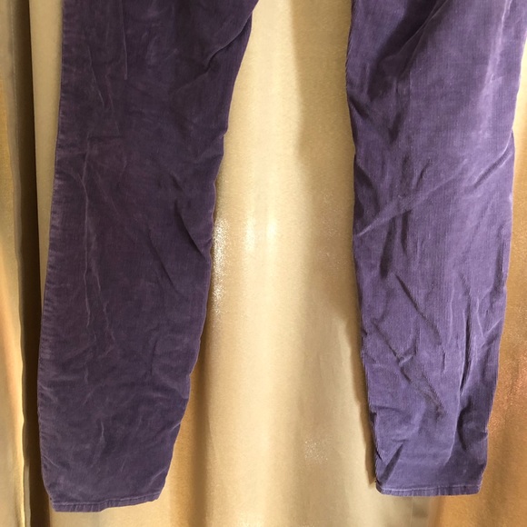 Lucky Brand Corduroy Skinny Purple Pants - Picture 6 of 9